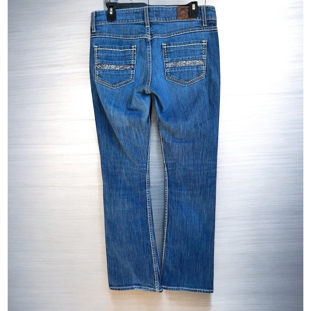 BKE Buckle Jeans Womens Sz 31R Culture Boot Cut Mid Rise Studded Western